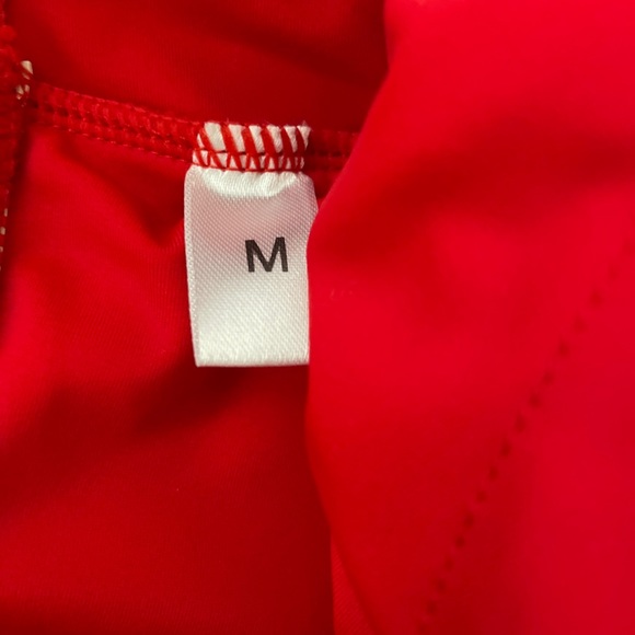 NWOT One Shoulder Bikini High Waisted Cutout Crop Top Swimsuit - Picture 6 of 6